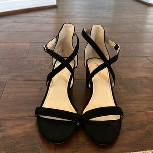 Black Strappy Heels